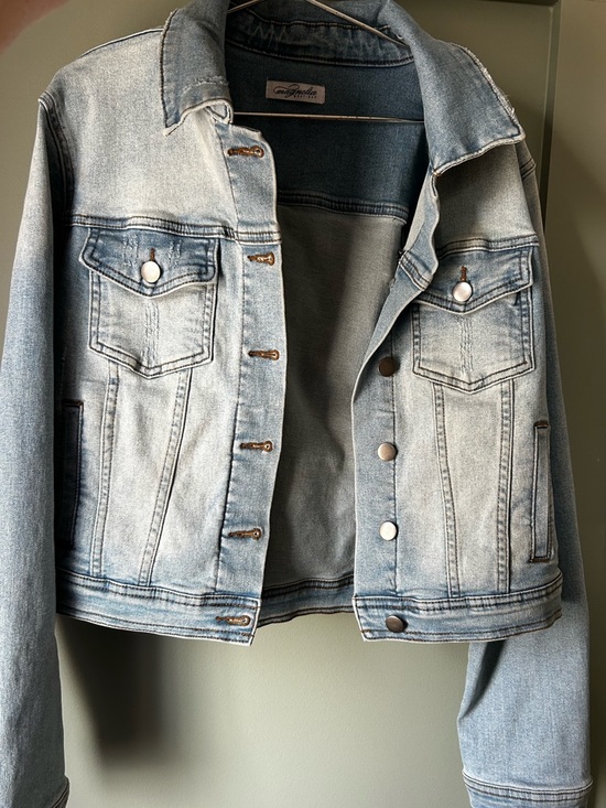Magnolia Jackets & Blazers - Magnolia Light Blue Denim Jean Jacket